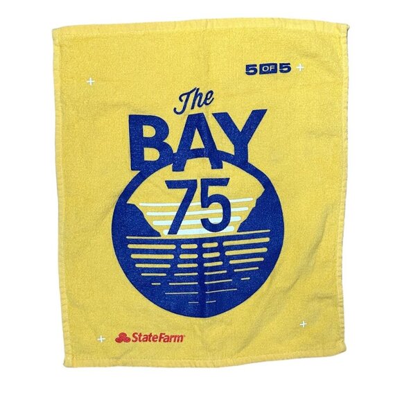 GSW Golden State Warriors The Bay 75 State Farm Rally Towel - Picture 1 of 5